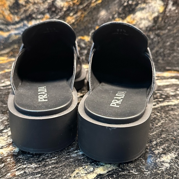 PRADA triangle loafer mules! - Picture 8 of 16